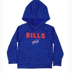 NFL KIDS BUFFALO BILLS HEATHER BLUE HOODIE Youth Medium